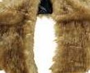 boohoo Faux Fur Collar Scarf - mink azz13147