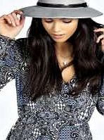 boohoo Fedora With Belt Trim - grey azz22202