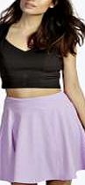 boohoo Flippy Style Skater Skirt - lilac azz10830