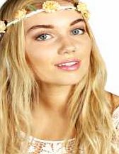 boohoo Floral Plaited Headband - yellow azz05872