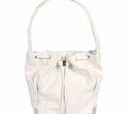 boohoo Gaby Duffle Bucket Bag - white azz22514