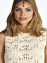 boohoo Gem Headchain - silver azz11955