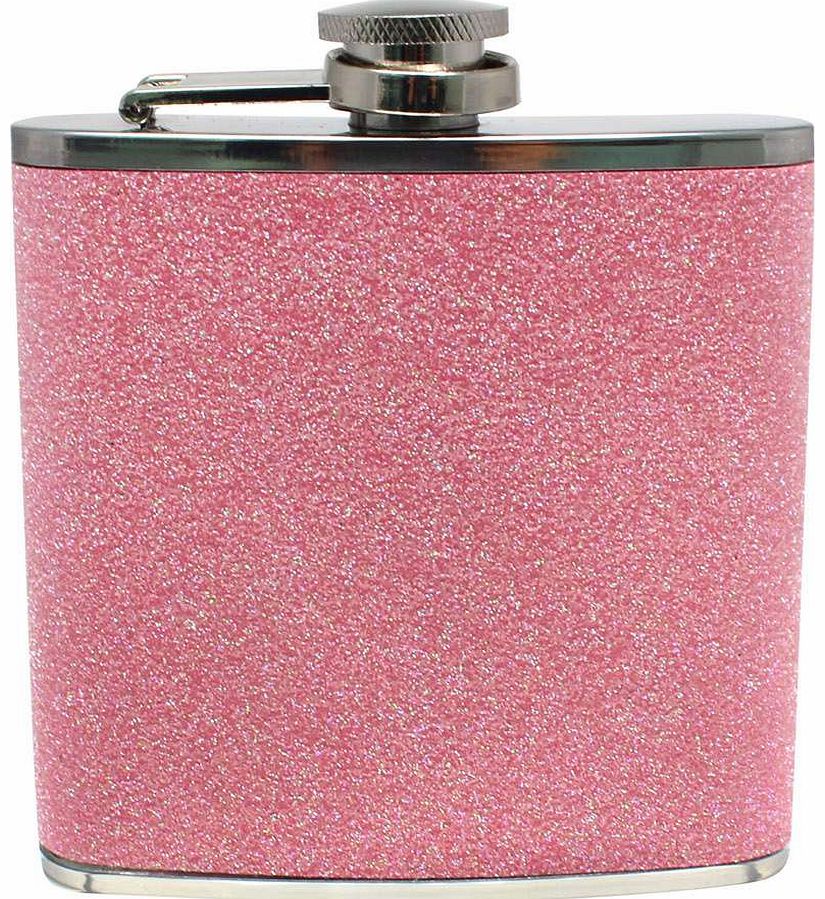 Glitter Hip Flask - pink azz13666