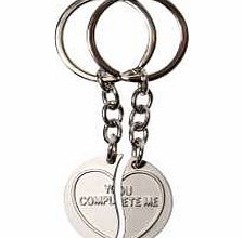 boohoo Hearts Completed Heart Keychains - silver azz10781