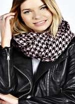 boohoo Houndstooth Check Snood - pink azz18272