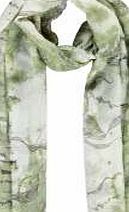 boohoo Ink Lightweight Scarf - khaki azz04378