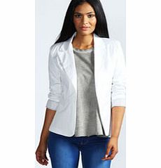 Jade Colour Block Blazer - white azz47328