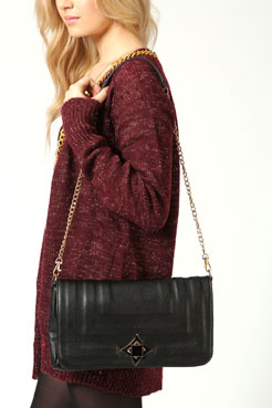 Jayne Chain Handle Shoulder Bag Female