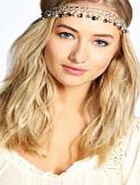 boohoo Jewel Drop Headchain - black azz11202