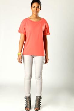 Kate Roll Sleeve T-Shirt
