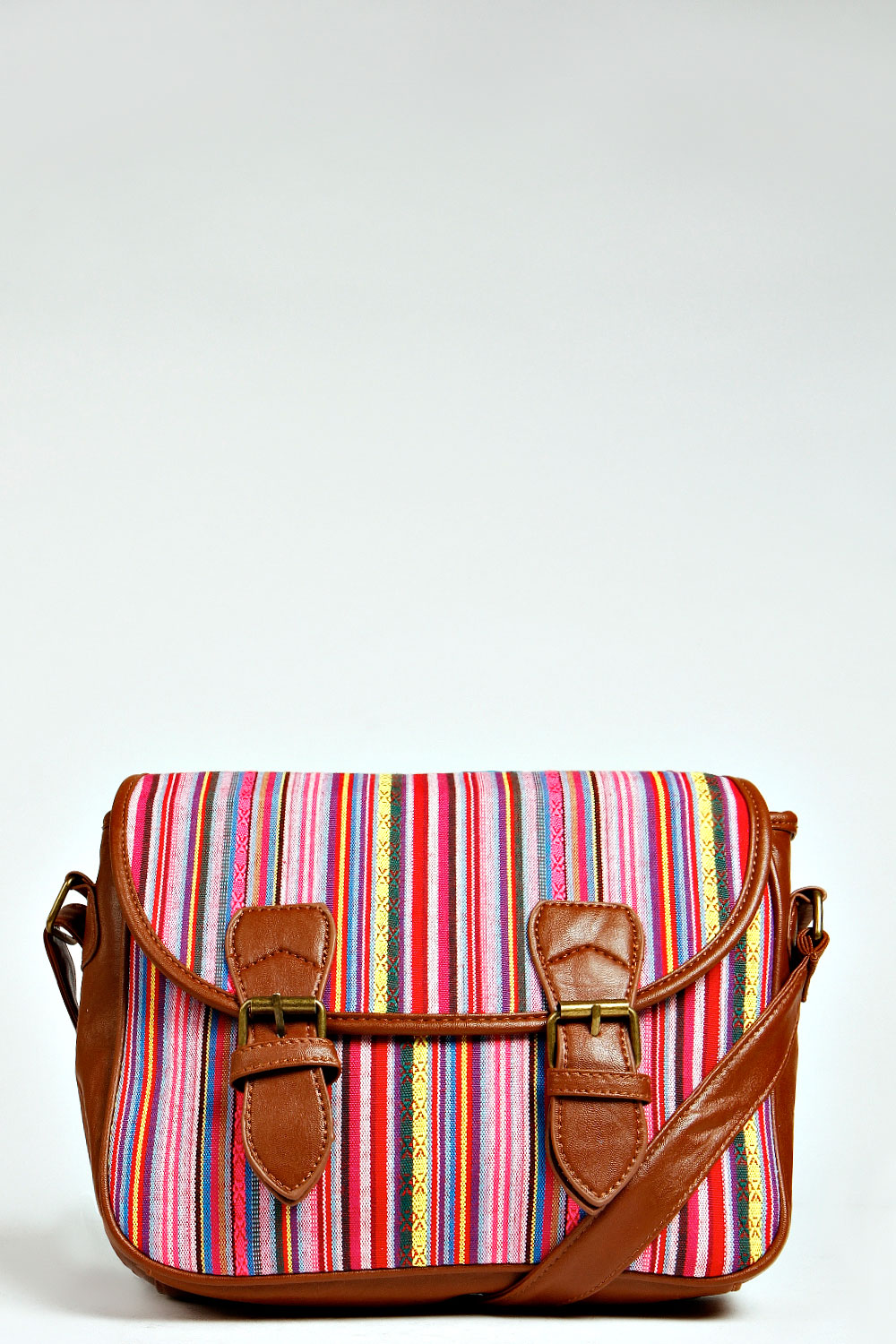 boohoo Kimmy Tribal Print Sachel - multi, multi