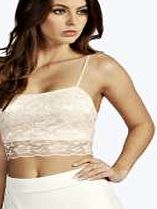 boohoo Lace Bralet - nude azz25217
