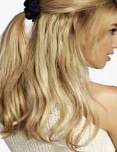 boohoo Lace Scrunchie - navy azz03629