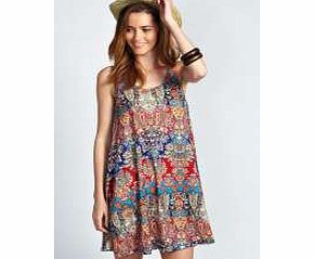 Laura Printed Swing Dress - multi azz29783