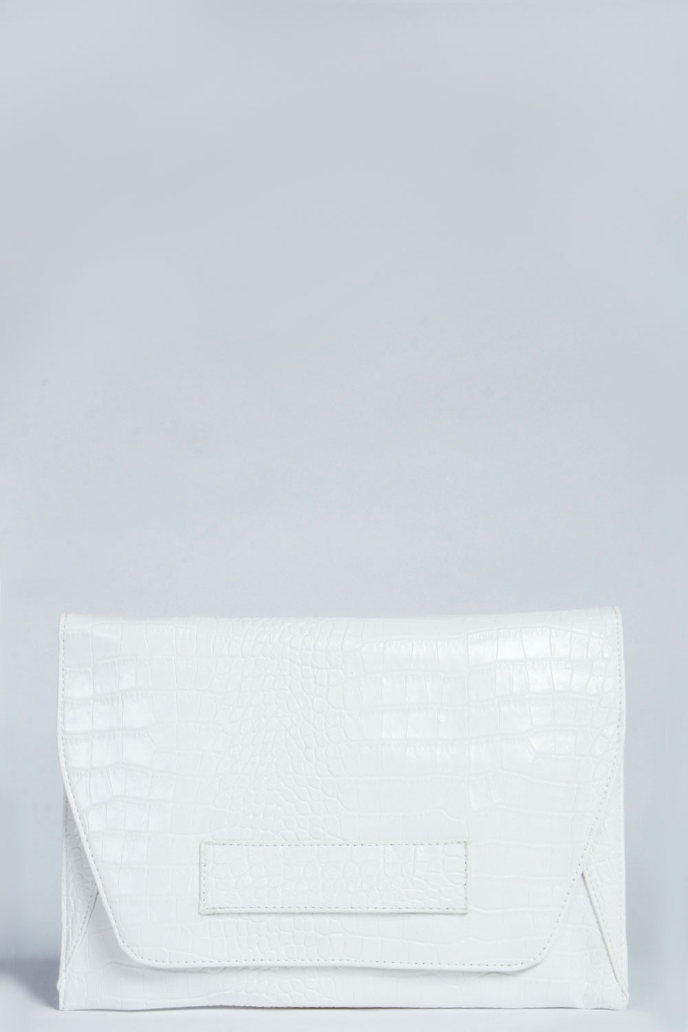 Lola Croc Handle Strap Clutch Bag -