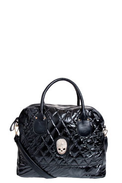boohoo Louissia Front Quilted Skull Detail Bag Female