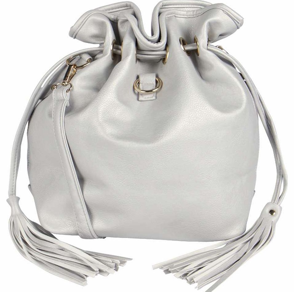 Lydia Tassel Duffle Bag - grey azz18469