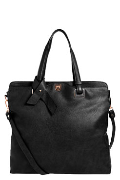 Maria Leather Look Front Clasp Shopper Female