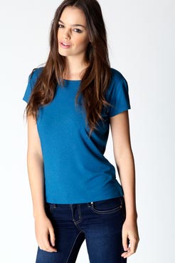 boohoo Mary Short Sleeve Jersey T-Shirt Female