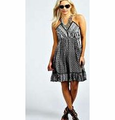 Matilda Halterneck Paisley Print Sundress -