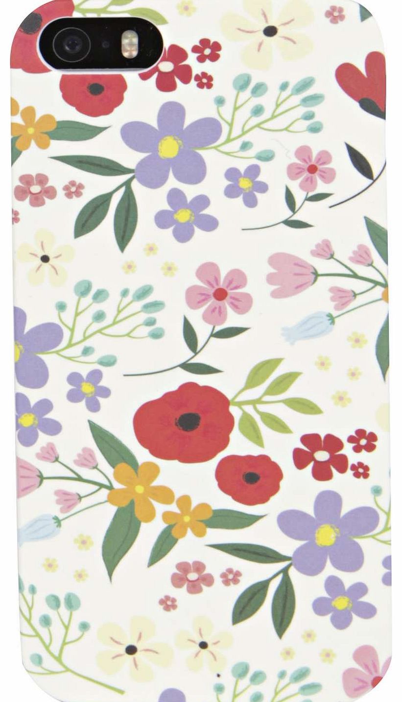 boohoo Meadow Flower Iphone 5/5S Case - white azz15446