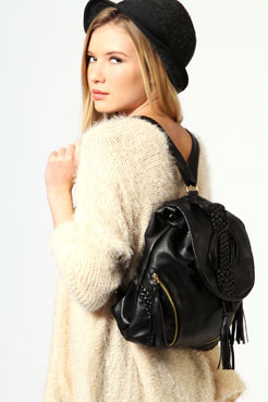 boohoo Megan Vintage Look Rucksack Female