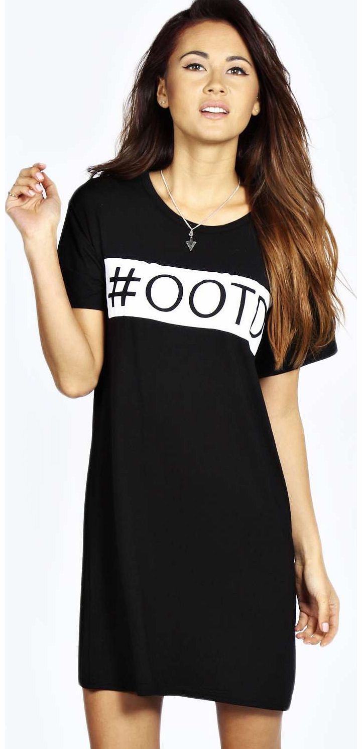 boohoo Michelle Outfit Of The Day Slogan