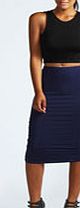 boohoo Midi Skirt - navy azz49276