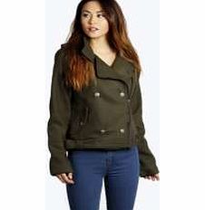 Military Coat - khaki azz14083