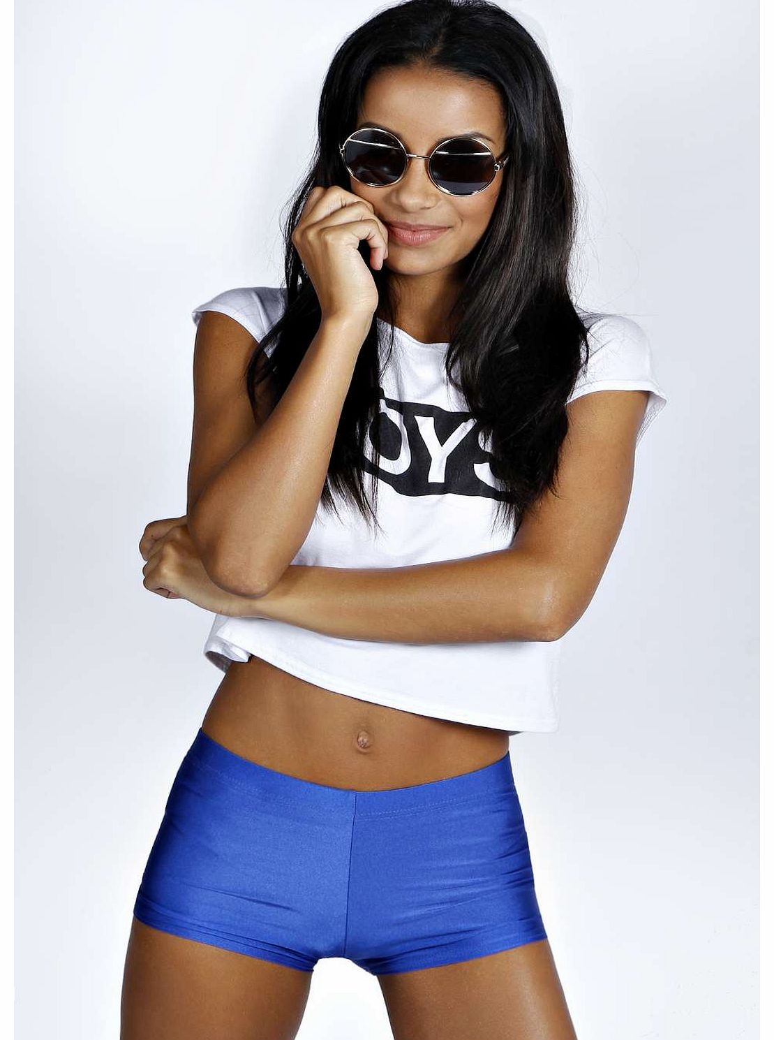 Naomi Disco Knicker Shorts - royal azz18950