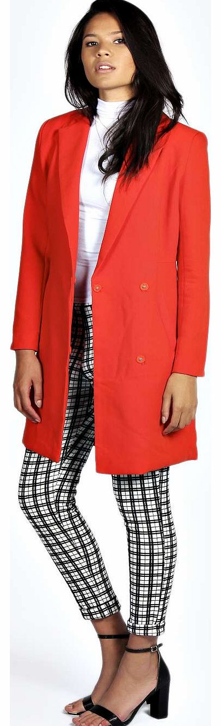 Nora Duster Coat - orange azz18343