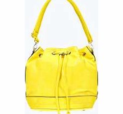 boohoo Oversized Duffle Day Bag - yellow azz08267