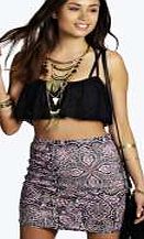boohoo Paisley Mini Skirt - black czz99903