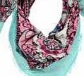boohoo Paisley Square Scarf - aqua azz05874