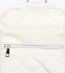boohoo Quilted PU Back Pack - white azz09318