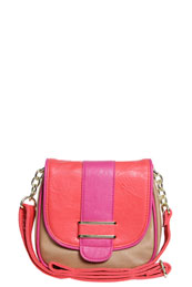 Boohoo Rachel Colour Block Cross Body Satchel