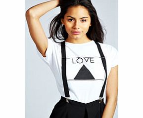 boohoo Rianna Adjustable Braces - black azz33271