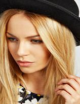 boohoo Ribbon Band Bowler Hat - black azz49661