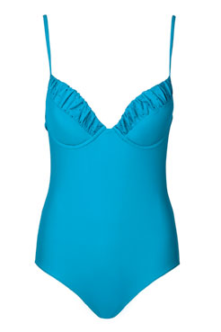 boohoo Rio Underwired Ruffle Swimsuit Female