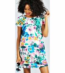 Rosie Floral Shift Dress - multi azz29779