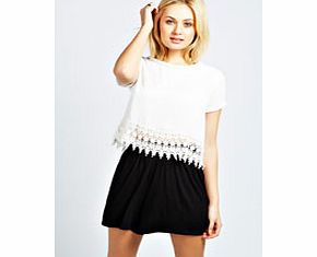 Ruby Plain Flippy Culottes - black azz29498