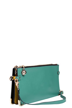 Sara 3 in 1 Block Colour Clutch Bag Female