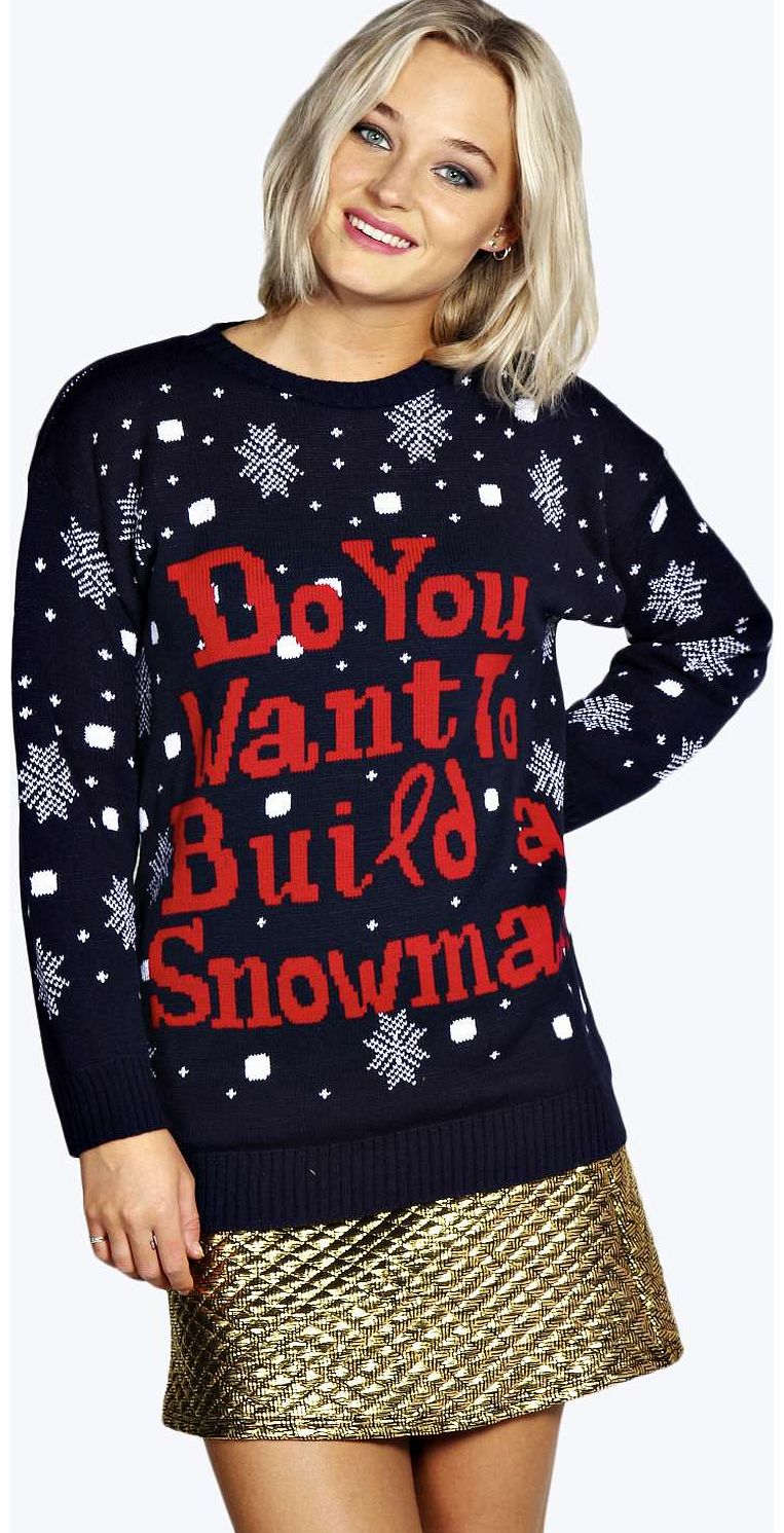 Sara Do You Want To Build A Snowman? Jumper -
