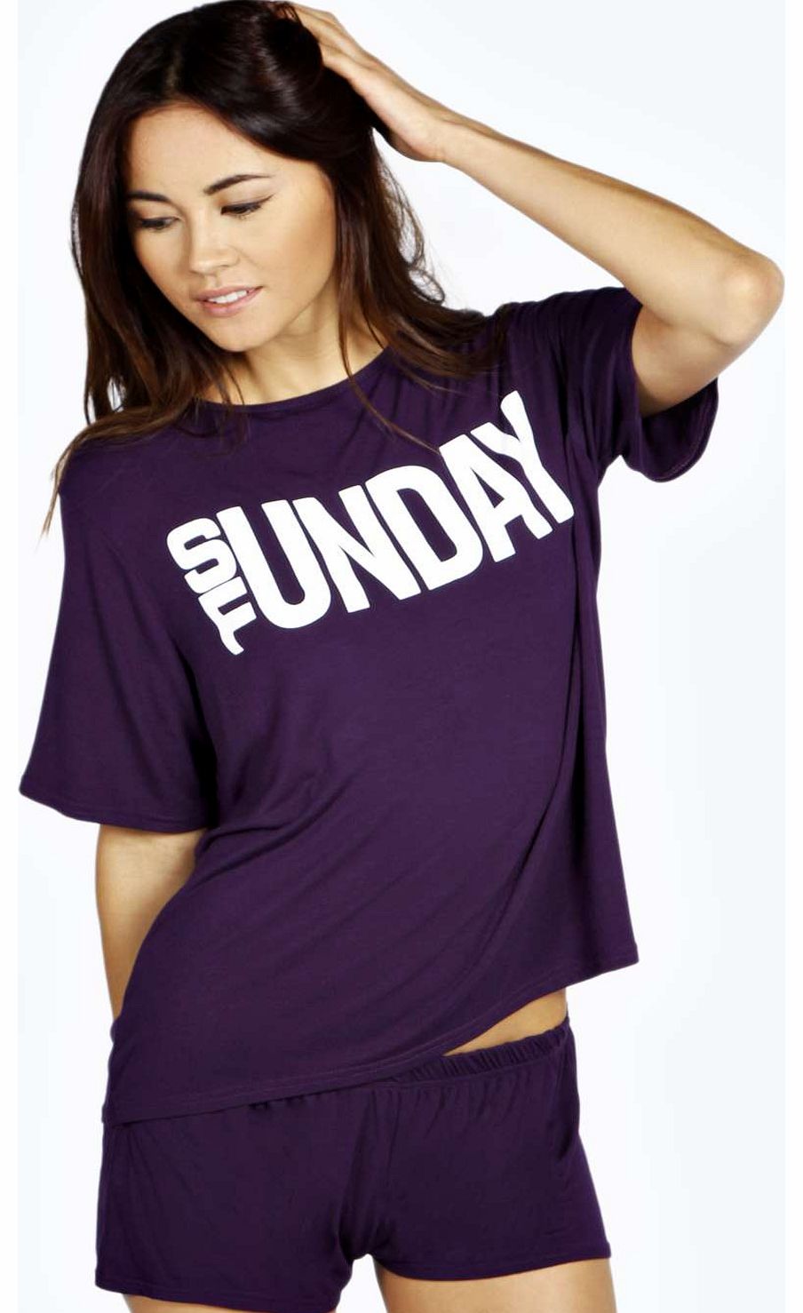 Sarah Sunday Funday Tee and Cheeky Shorts Set -