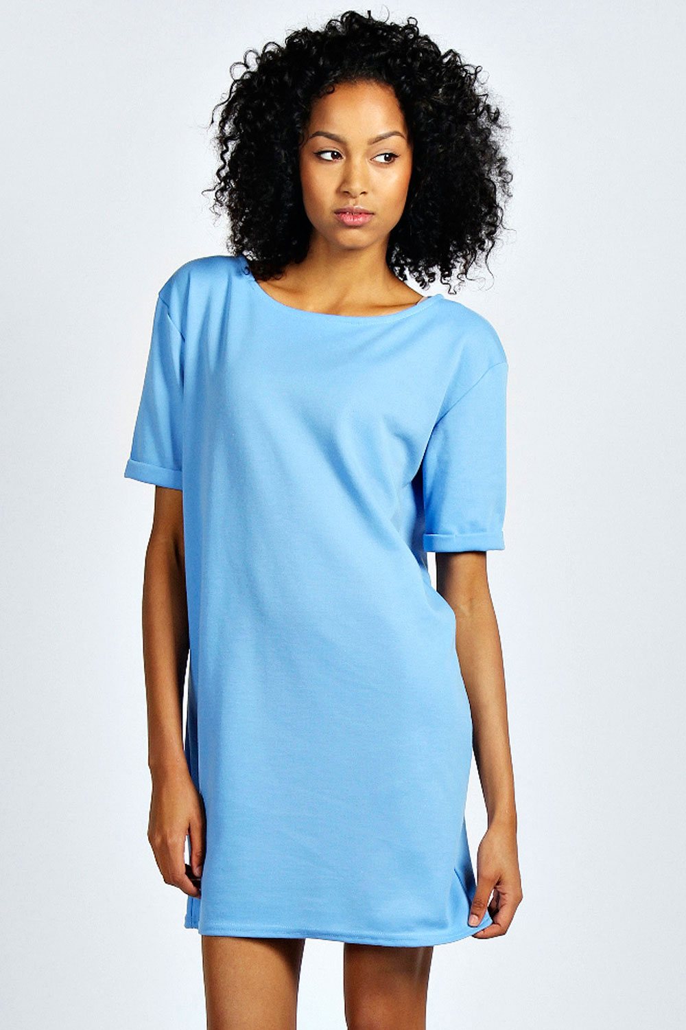 boohoo Scarlett Roll Back T-Shirt Dress -