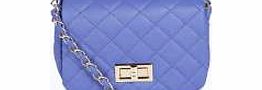 boohoo Small Quilted Cross Body Bag - cobalt azz11784