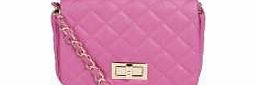 boohoo Small Quilted Cross Body Bag - pink azz11784