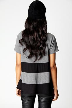 Sonya Jersey Striped Oversized T-Shirt