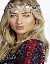 boohoo Sophia Dropped Coin Headchain - silver azz11179