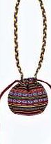 boohoo Striped Woven Tassel Duffle Bag - multi azz09926